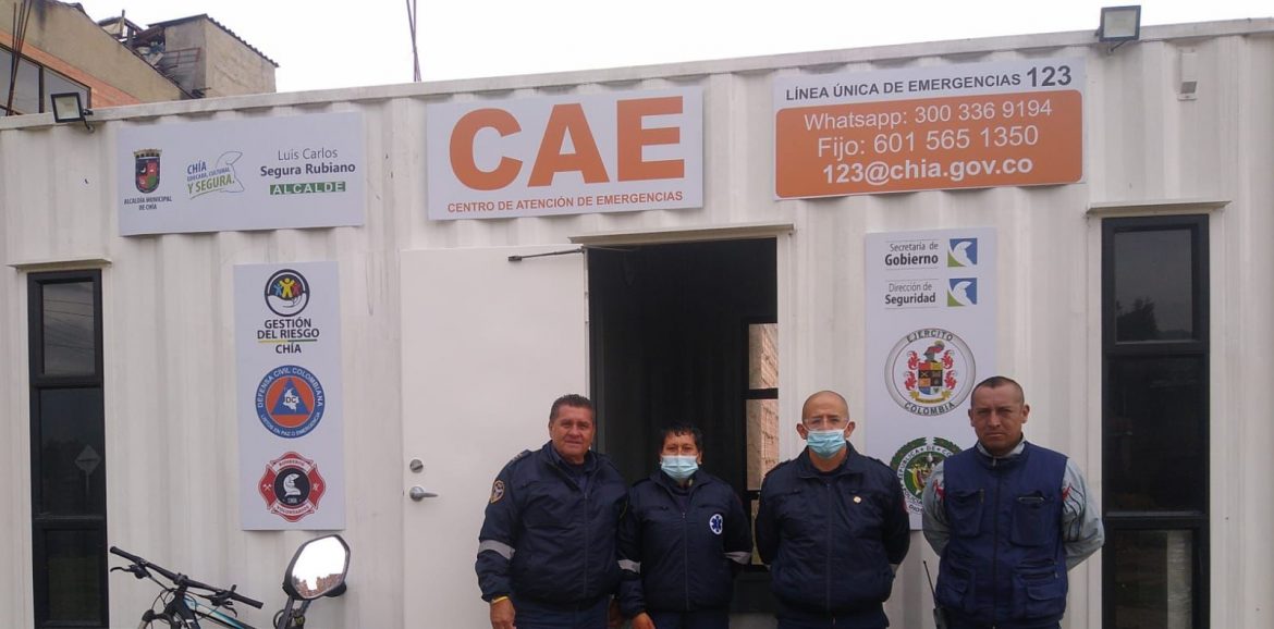 En Samaria, el Centro de Atención de Emergencias de Chía ya está en funcionamiento